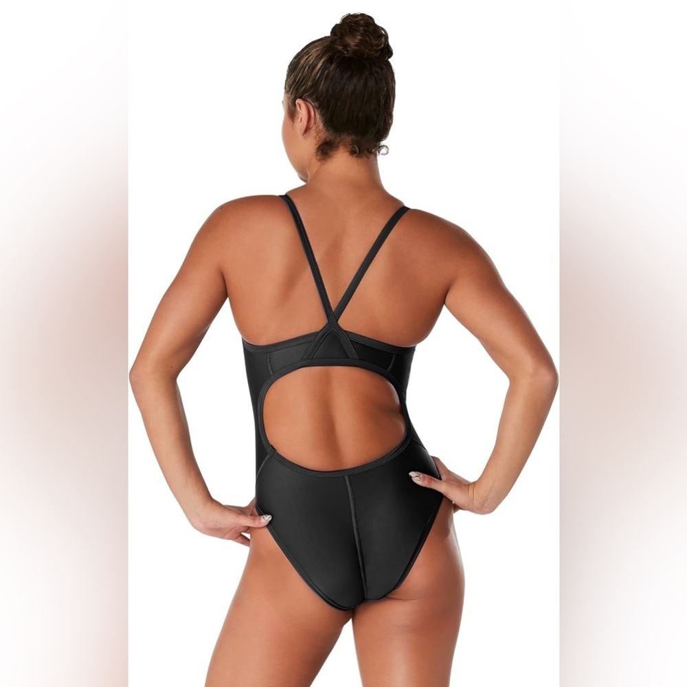 Speedo Women's Swimsuit One Piece Prolt Flyback Solid Adult Team Colors - Picture 4 of 7